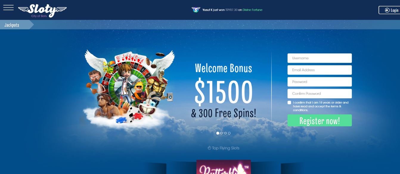 Claim welcome bonus with 300 free spins offer
